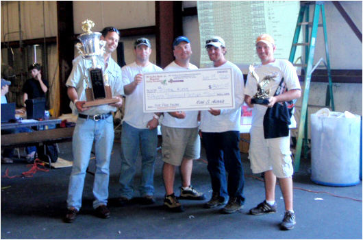 Silver King Charters 1st Place Geoffrey Morris Pro Division Lake Michigan fishing tournament 2010