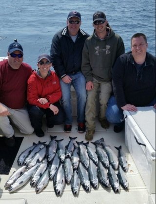Full Day Lake Michigan Charter Fishing Trip Milwaukee WI