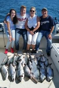 June Charter Fishing on Lake Michigan